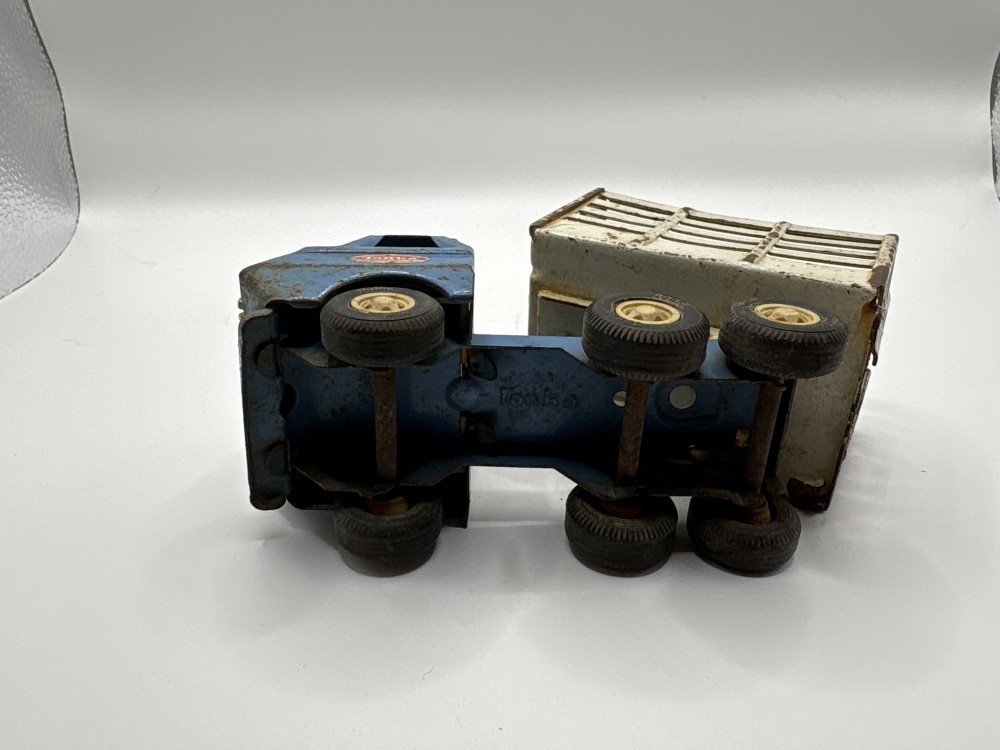 Tonka Stake Bed Truck Blue and White 1960-70s
