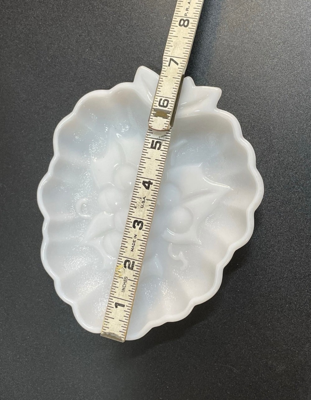 Milk Glass Grape Leaf Nut Dish White Westmoreland Paneled Grape Candy Dish 6