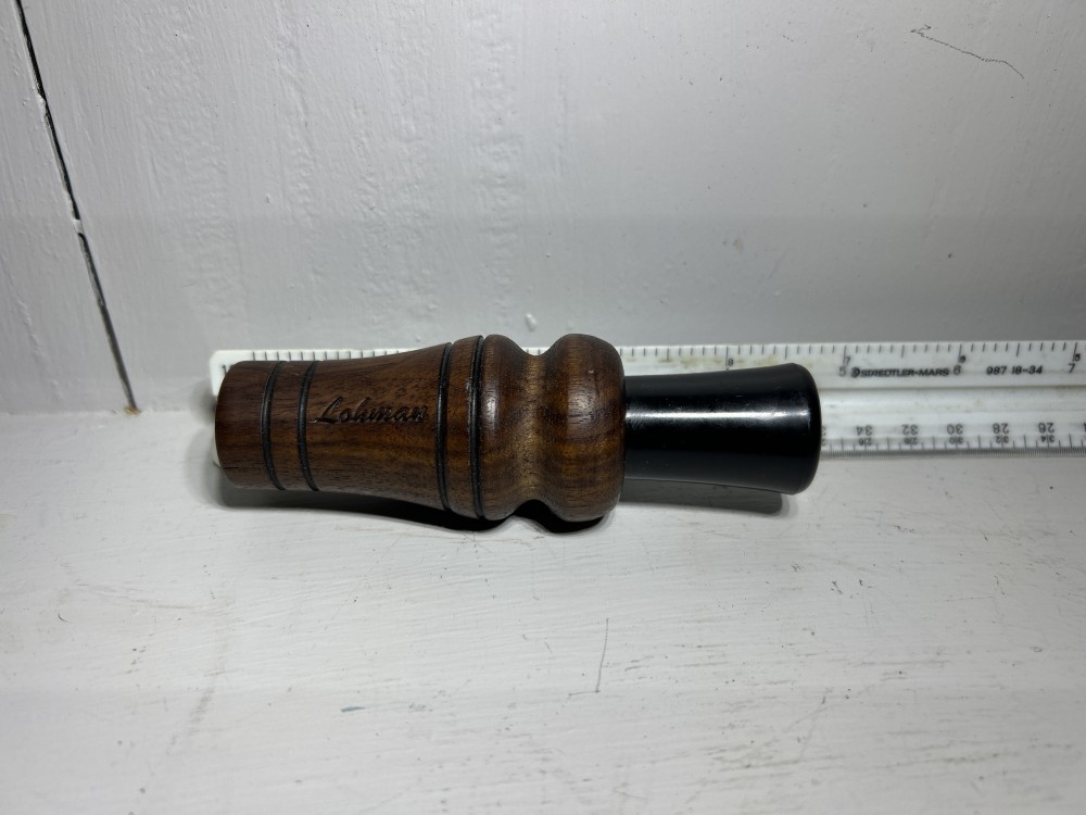 Vintage Lohman Walnut Duck Call