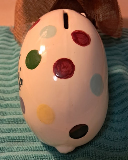 Polka Dot Piggy Bank