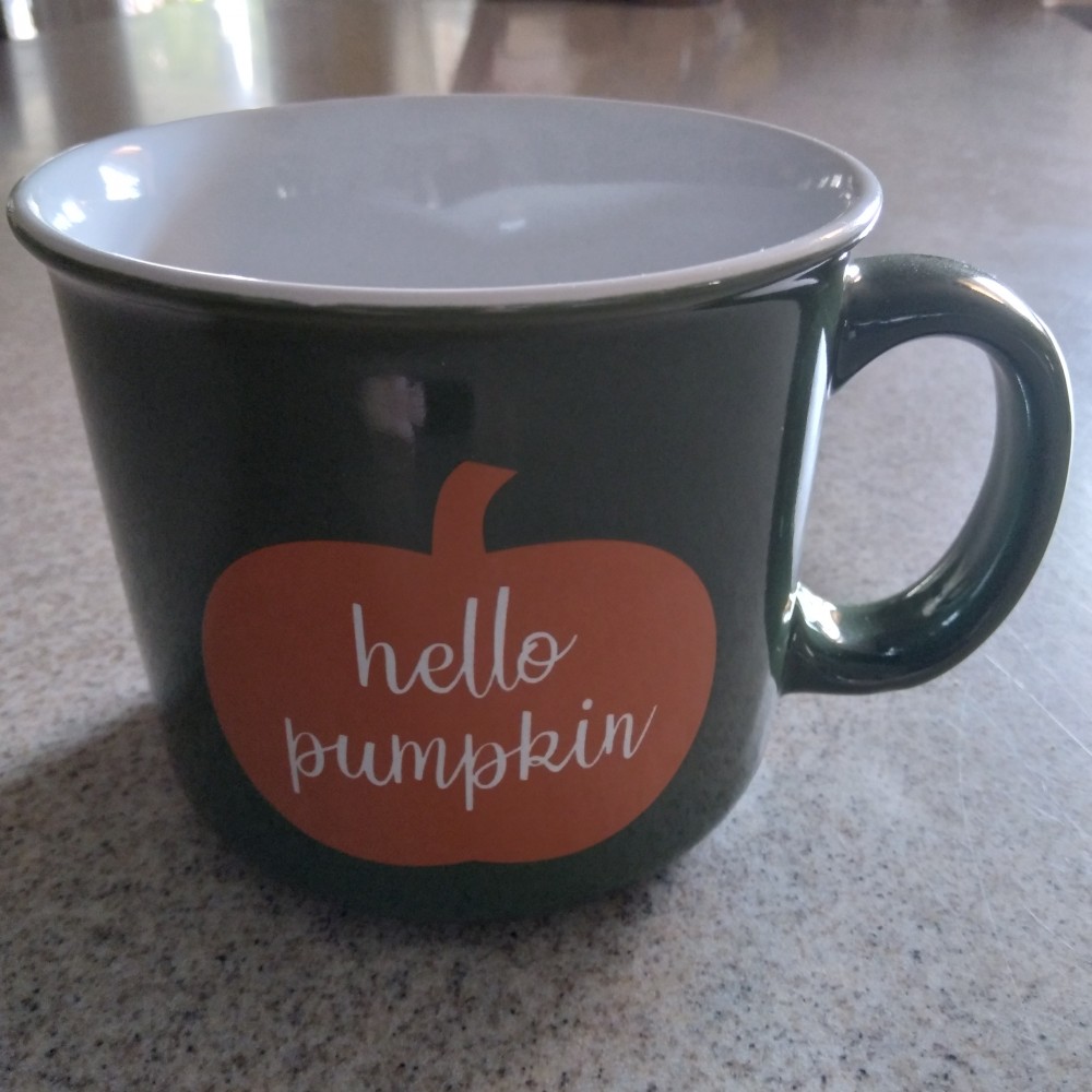 Hello Pumpkin Green Mug