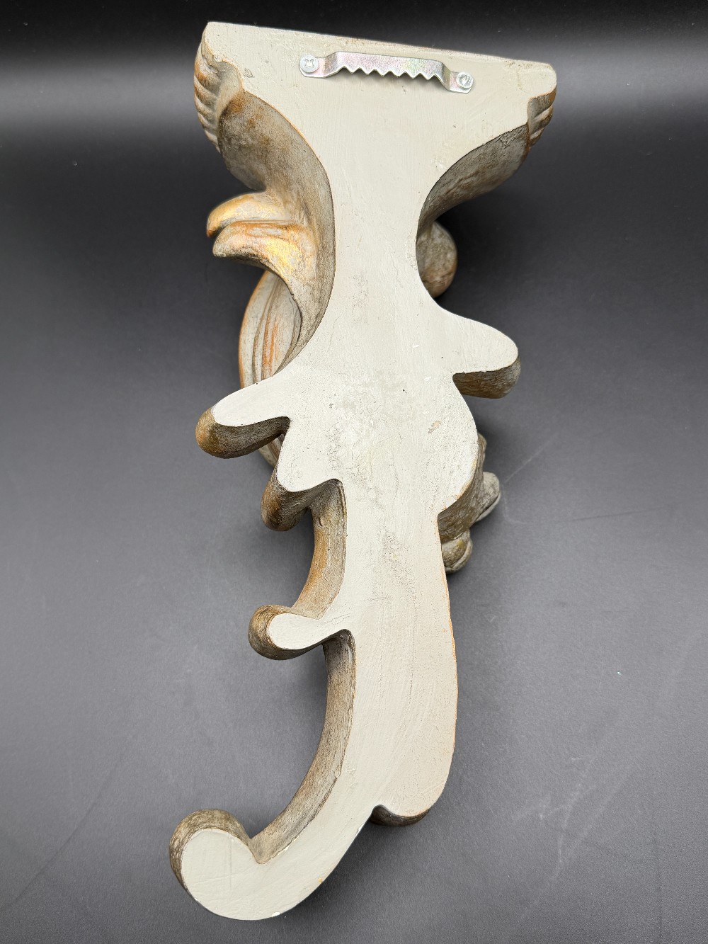 Ornate Wall Corbel Shelf Scroll Sconce