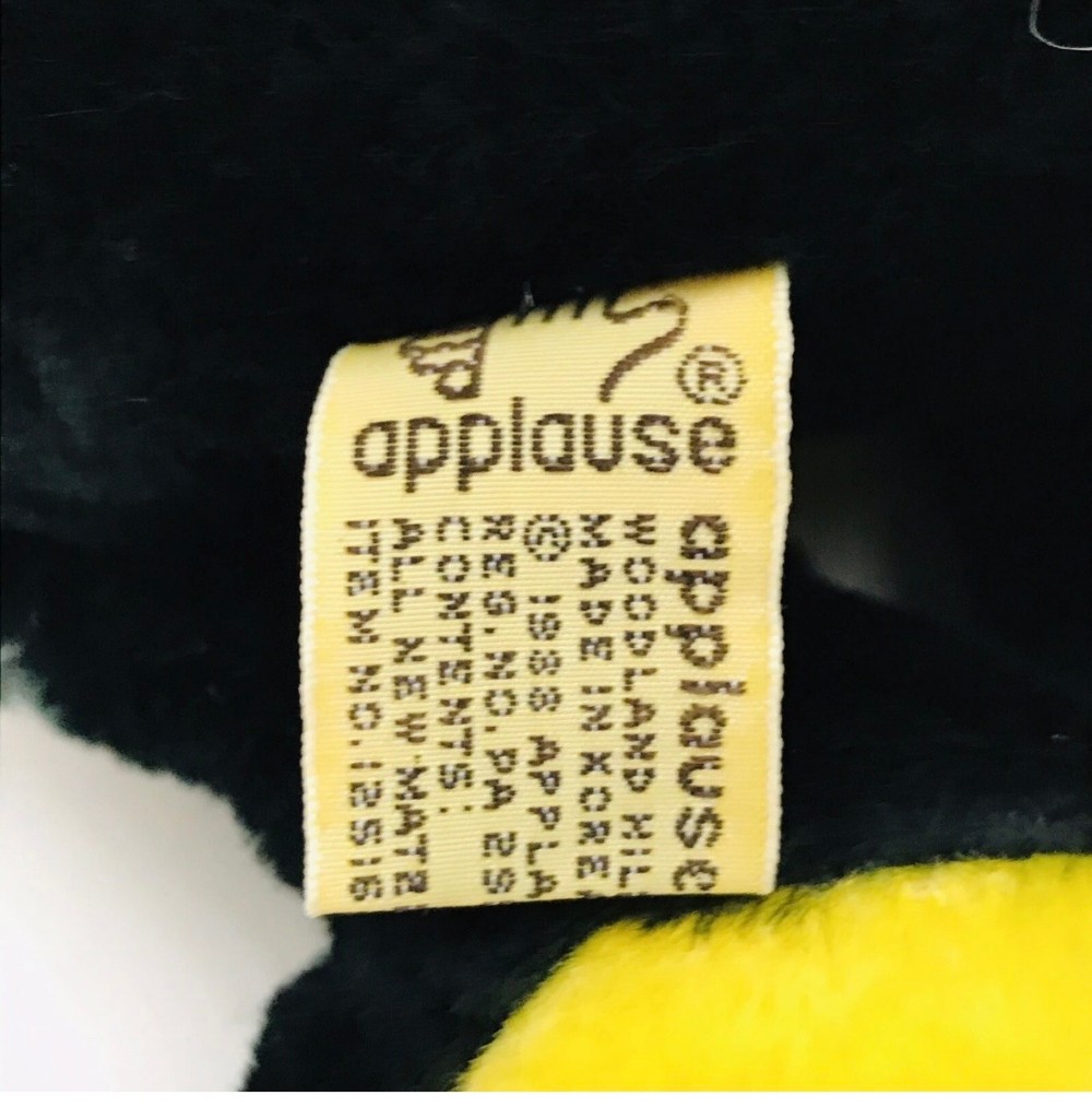 Plush Applause Monstrosities Vintage Monster Plush 1988 Glow In The Dark Eyes NOS 12.5