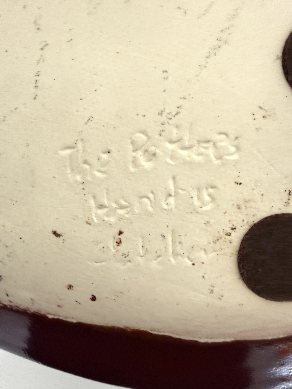 Handmade pottery serving dish