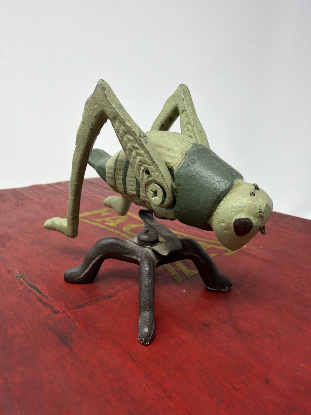 Vintage Metal Grasshopper