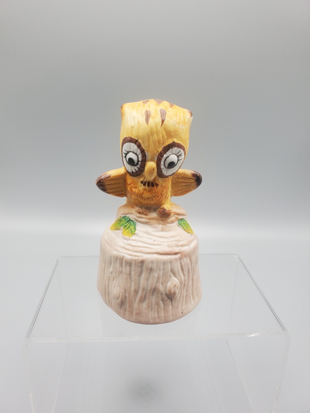 Vintage Ceramic Owl Bell