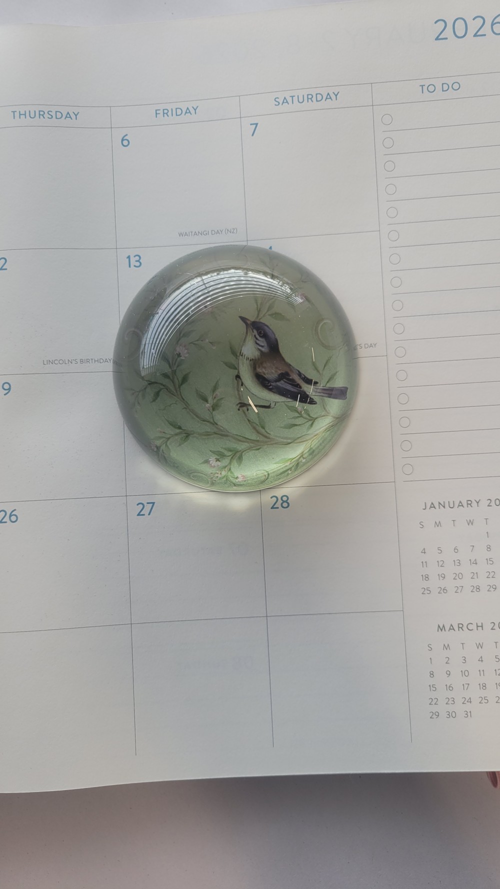Vintage Bird Paperweight