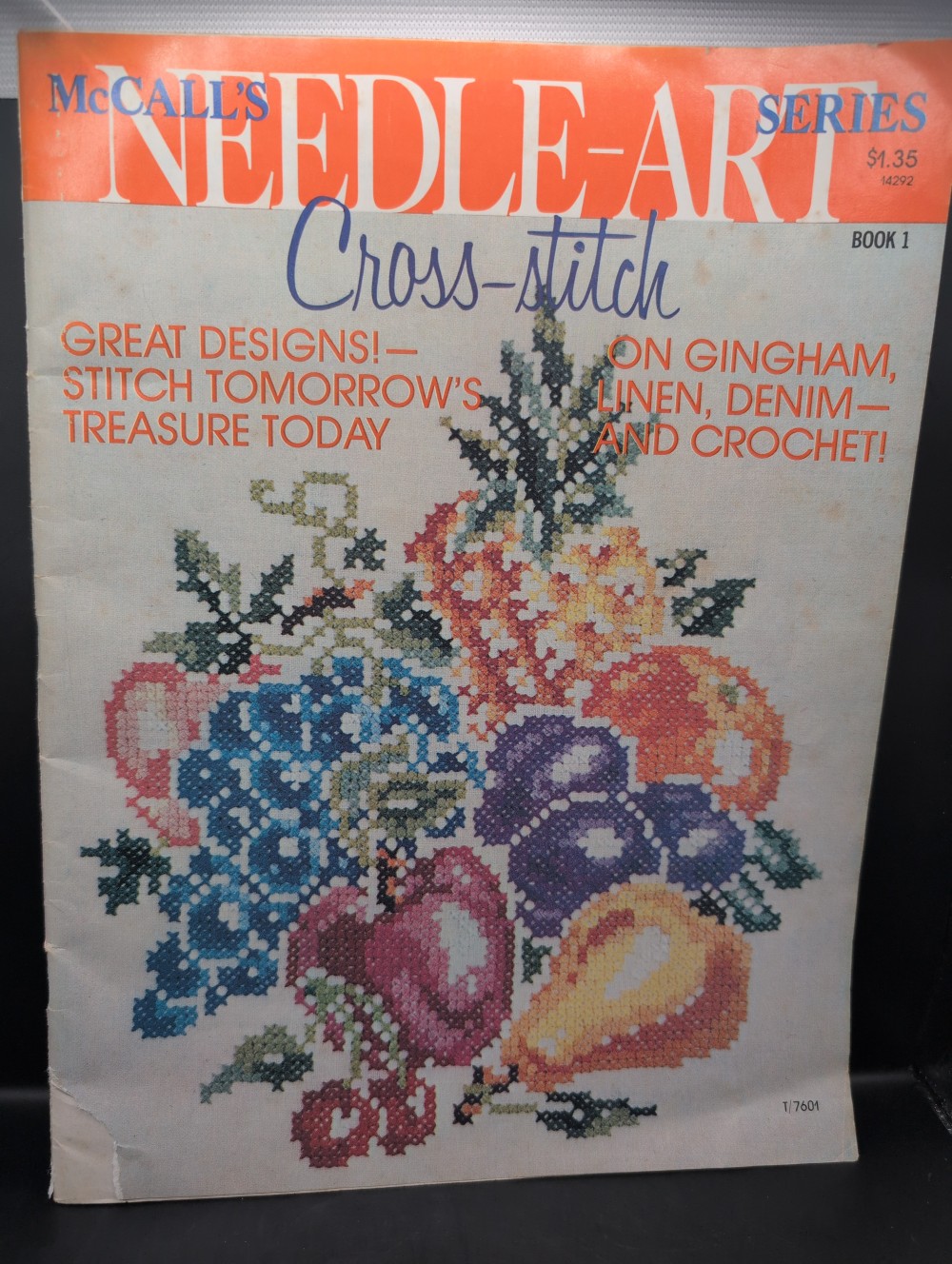 Vtg Needle-art cross-stitch magazine/book
