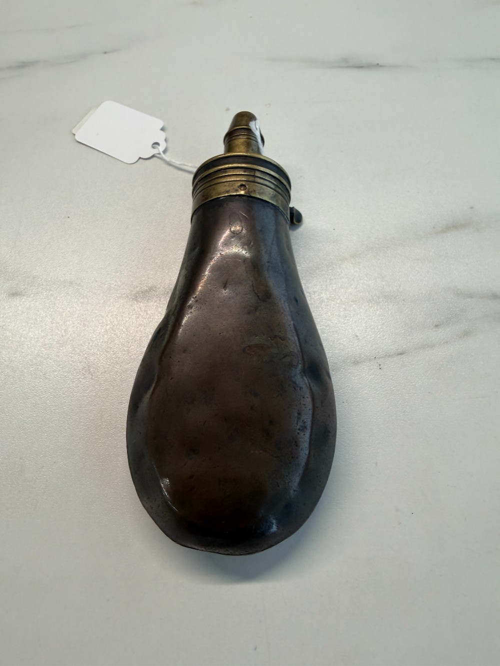 Antique Copper & Brass Powder Horn