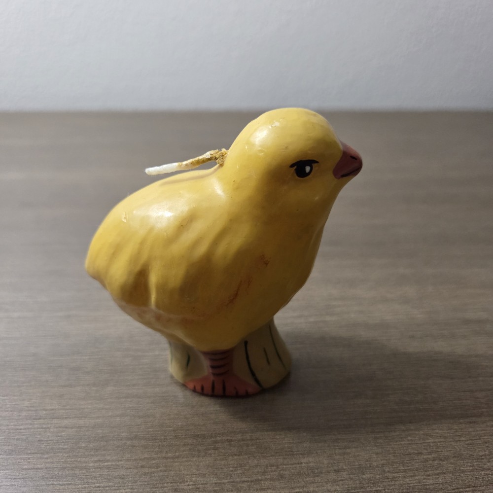 VTG Unburned Grumpy Chick Candle.