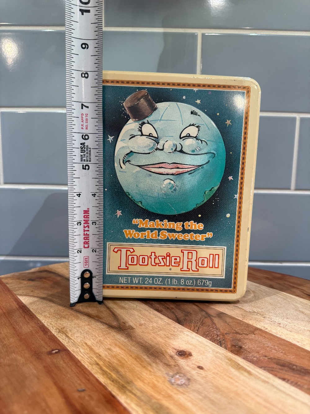 Vintage Tootsie Roll Candy Tin
