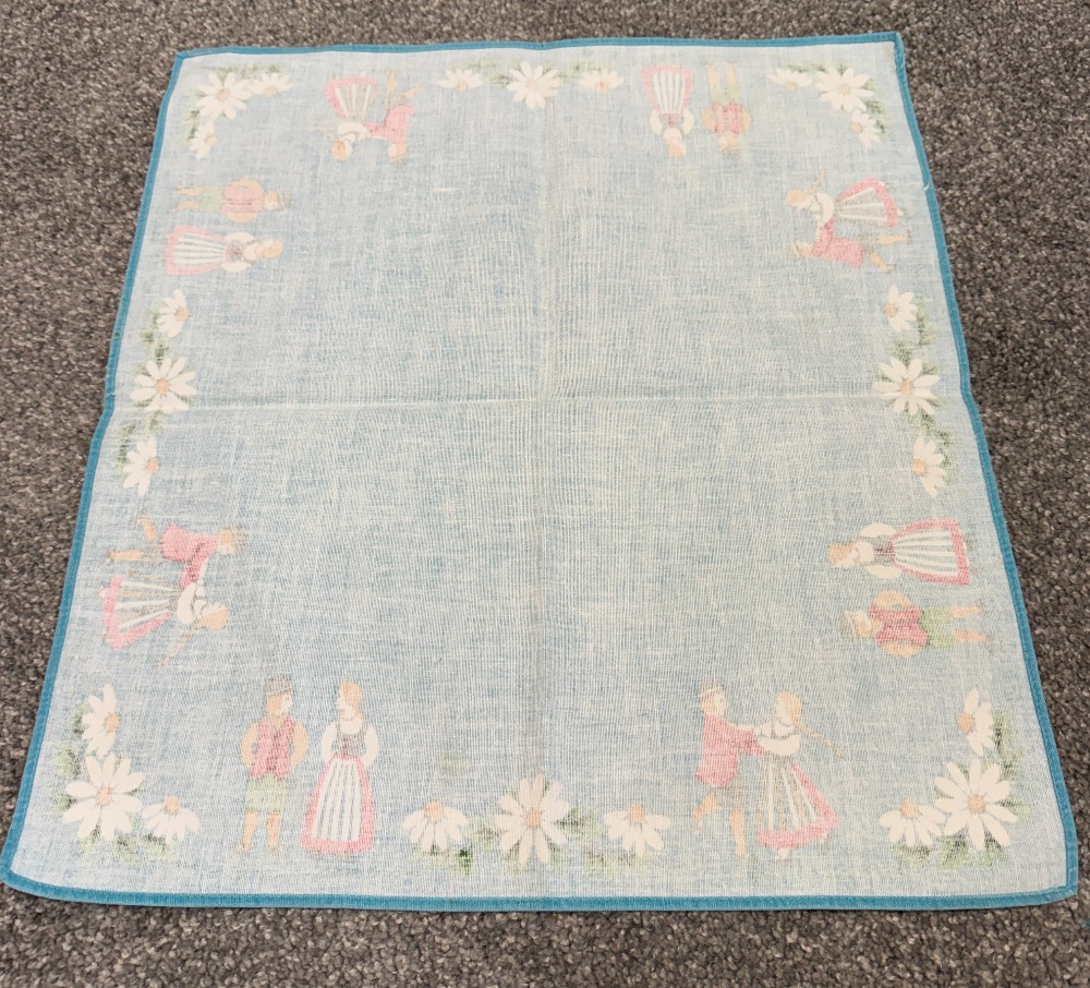 Folk Dancers 19 inch napkin