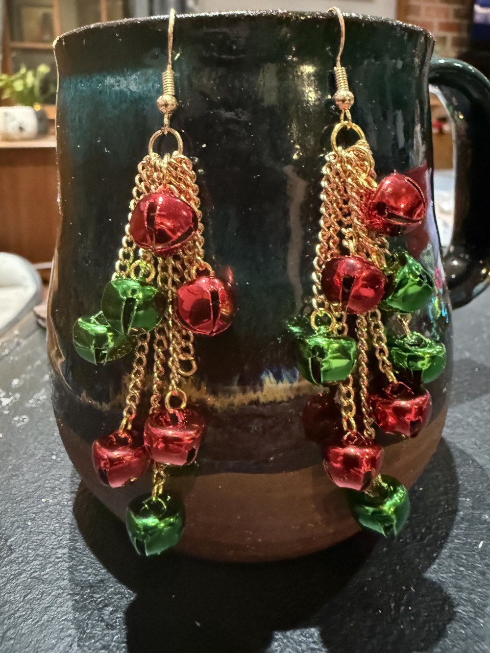 Earrings - Christmas Jingle Bells - Eight