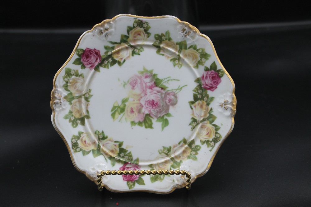 Antique Rosenthal Pensee plate ca.1891-1906