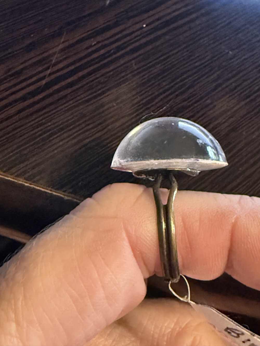 Costume Ring - Adjustable Bird on Branch Medallion