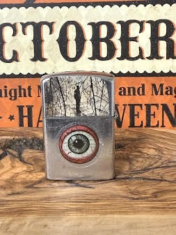 Altered Continental Cig Lighter Halloween Decor Vintage Lighter