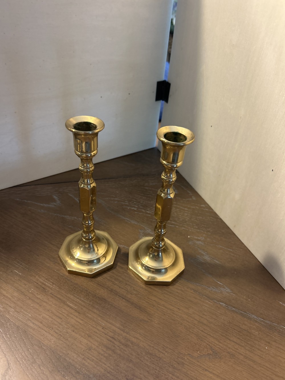 Brass Candlesticks (2) 7.5