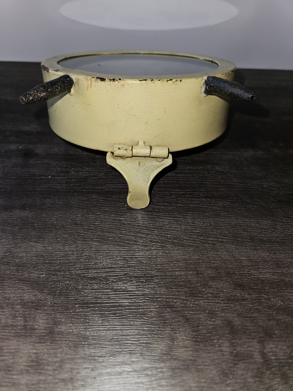 VTG alarm clock - yellow - MCM - French mechanical wind-up