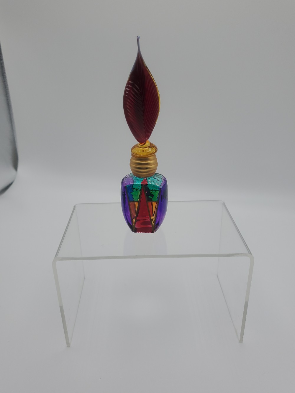 Murano Art Glass Mini Perfume Bottle