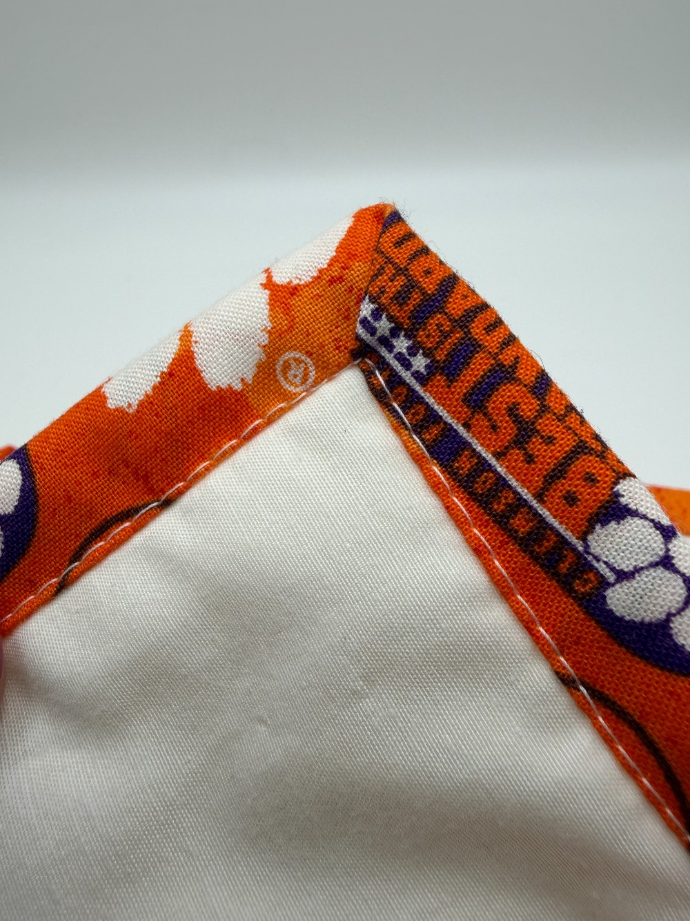 Clemson Tigers Handmade Stadium Lap Prayer Crib Quilt