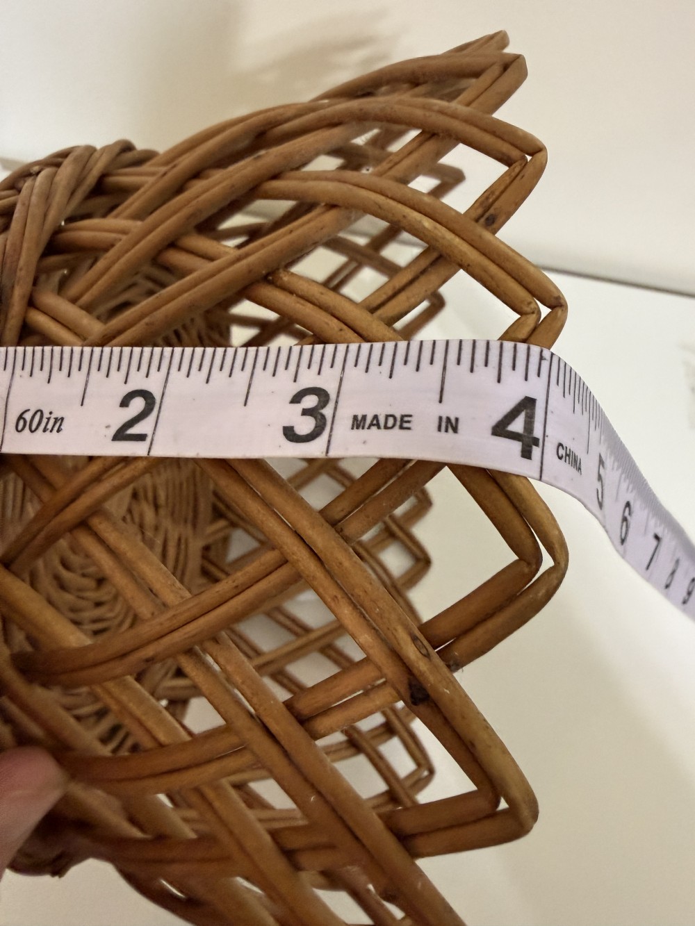 Open weave basket