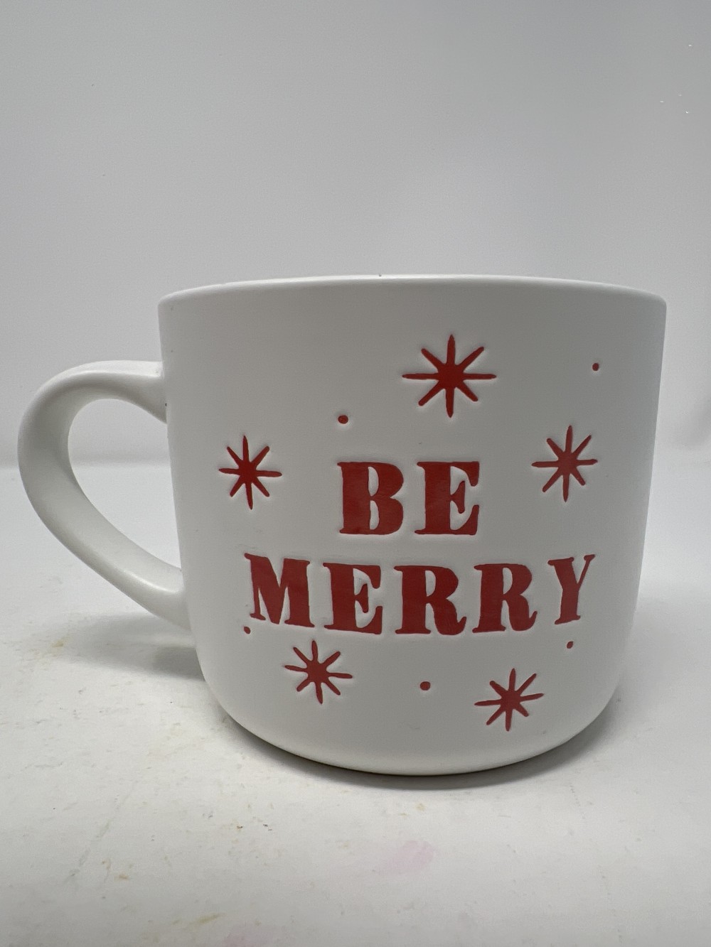 Stoneware Be Merry Mug