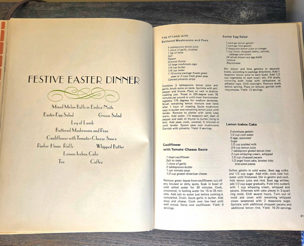 1969 Complete Holiday Cookbook