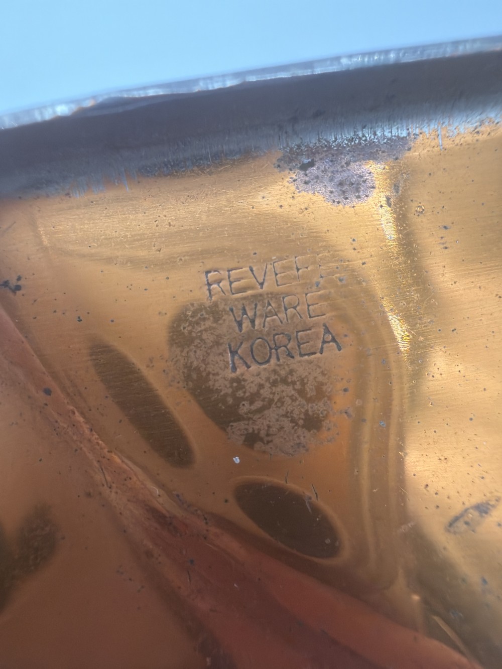Vintage Revere Ware Korea European Heritage Copper Mold
