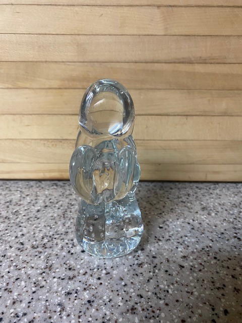 Hand Blown Heavy Glass Angel