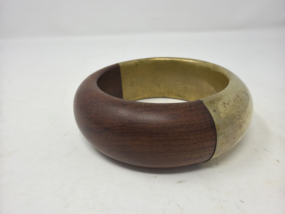 Wood & Brass Bangle