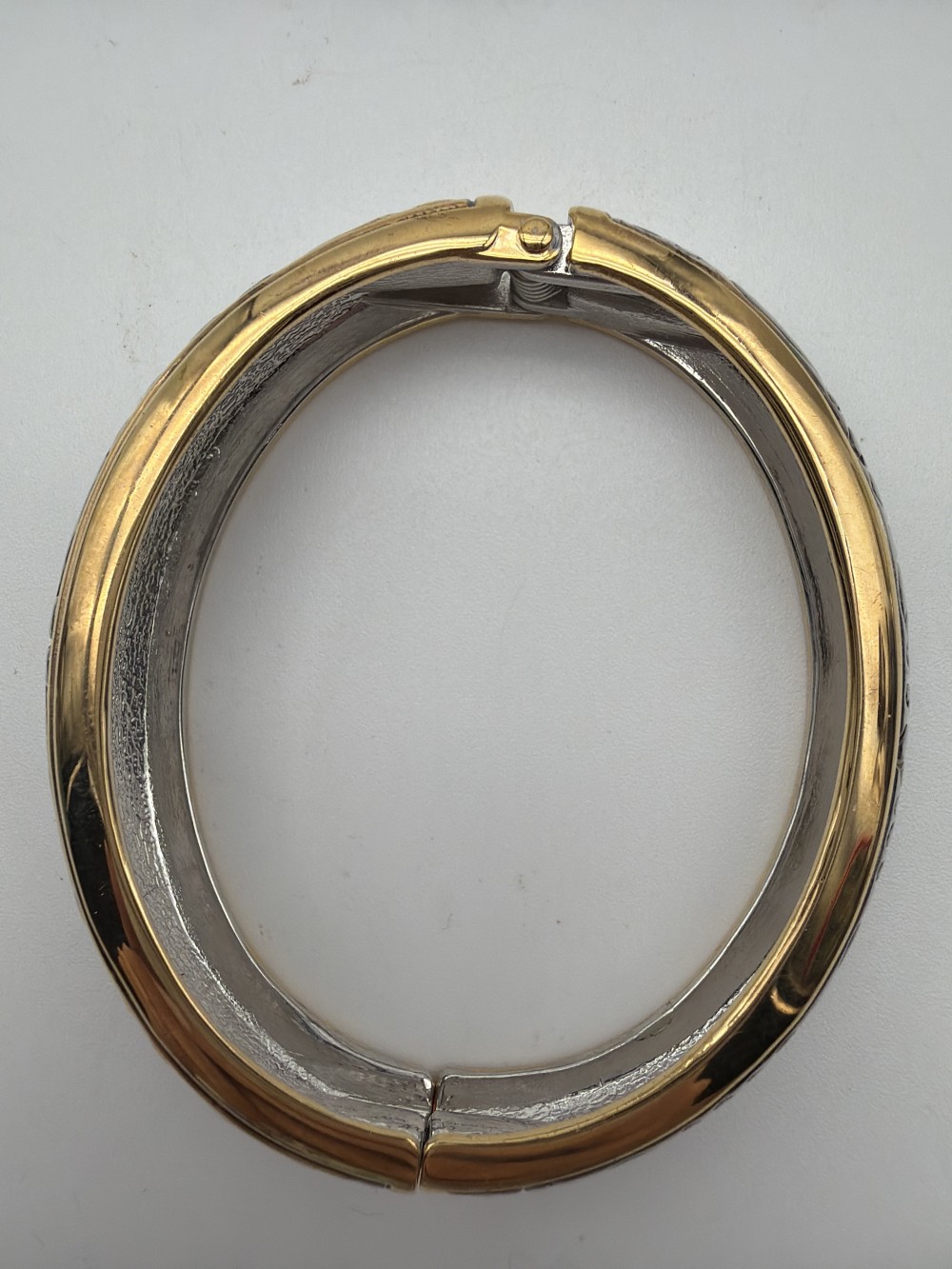 Premier Designs Two-Tone Hinged Bangle