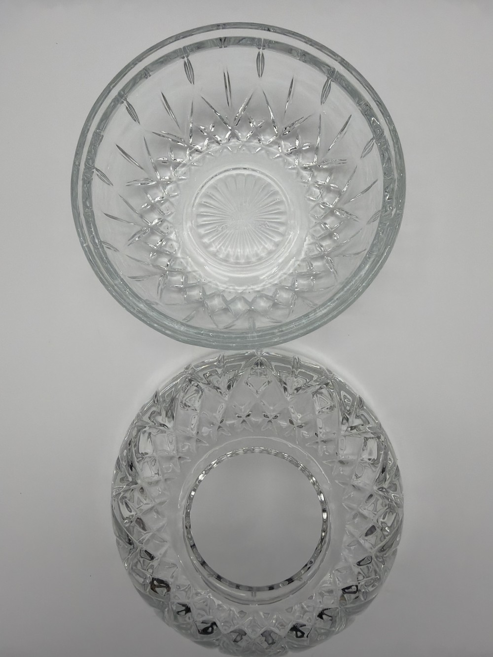 Indiana Glass for HOMCO Crystal Ball Fairy Lamp