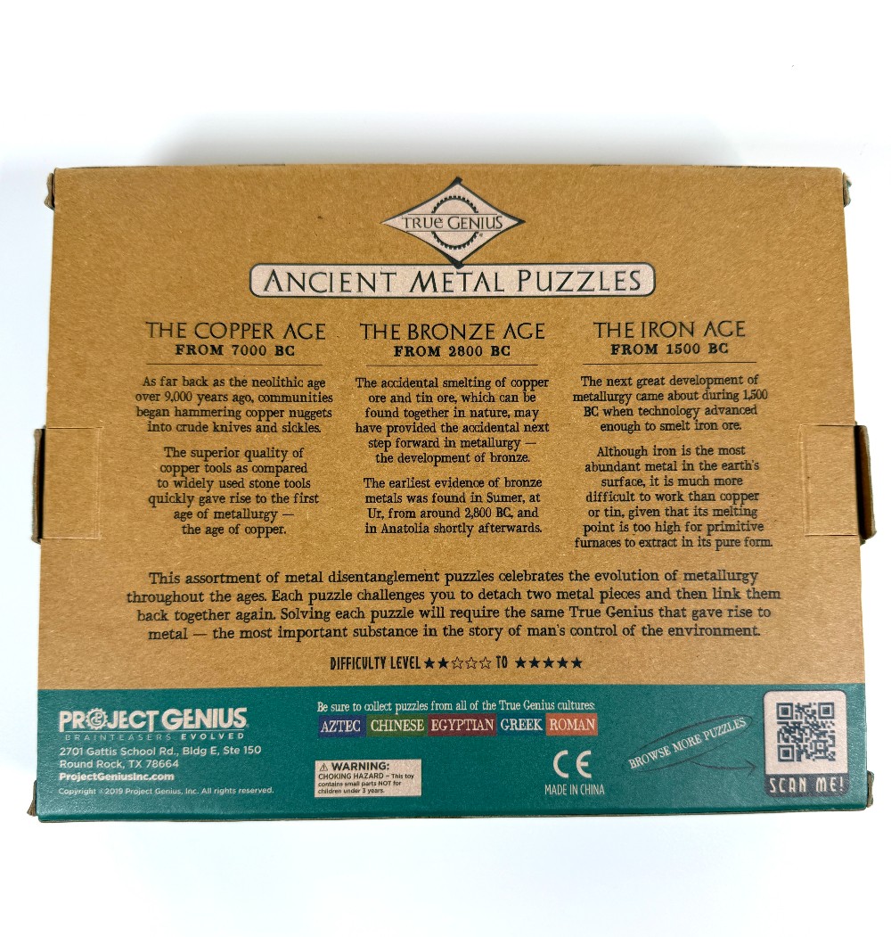 Box of Metal Puzzles