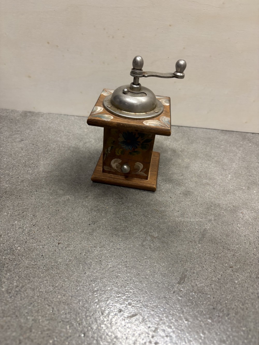 Mini Floral Hand Painted Coffee Grinder (Made in Italy)