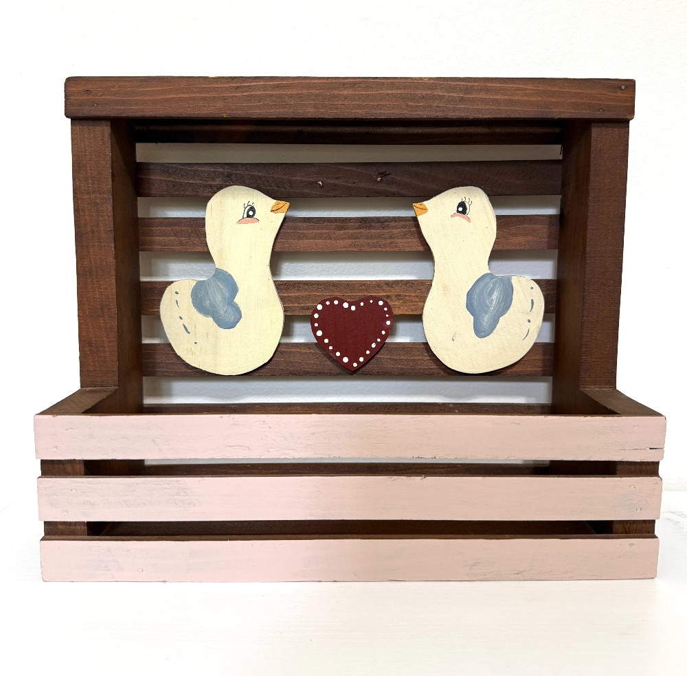 Country Geese Wall Crate