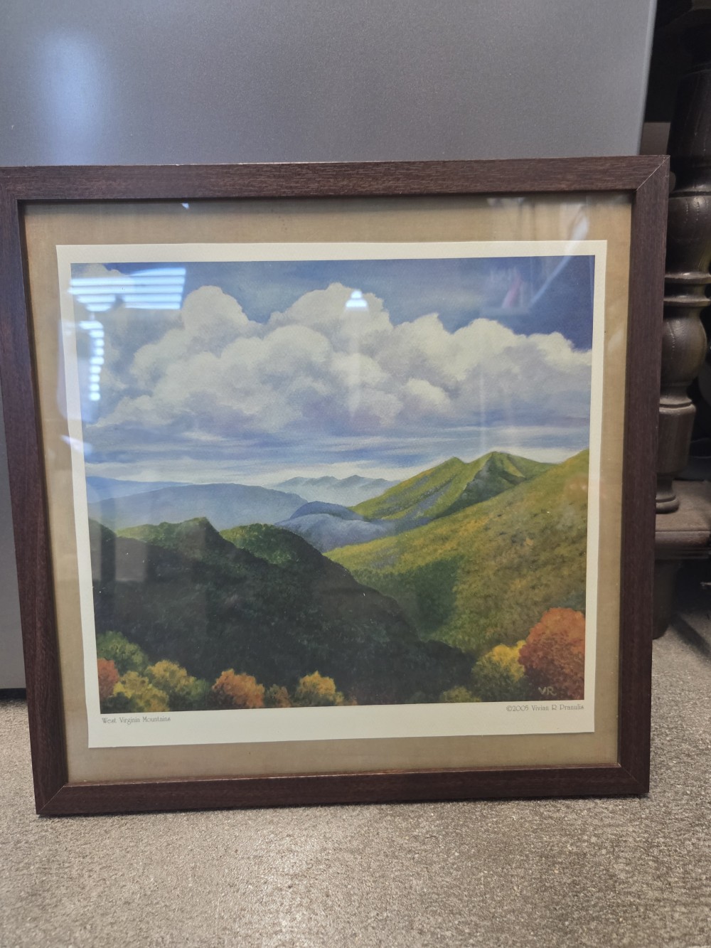 PMF-434 Framed W VA mountains