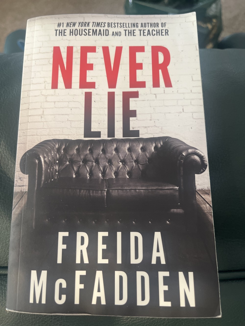 “Never Lie” Paperback Book