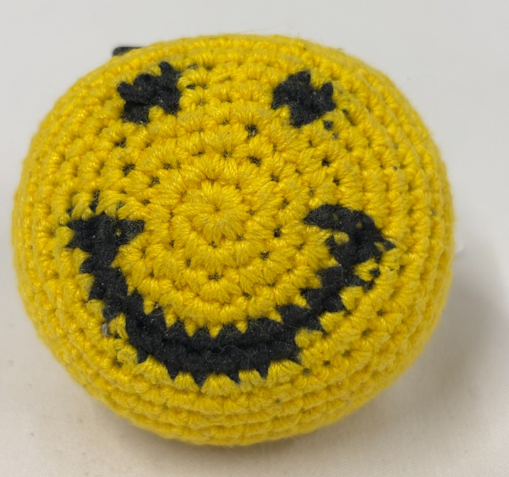 Sports original Y2K hacky sack Smiley Face