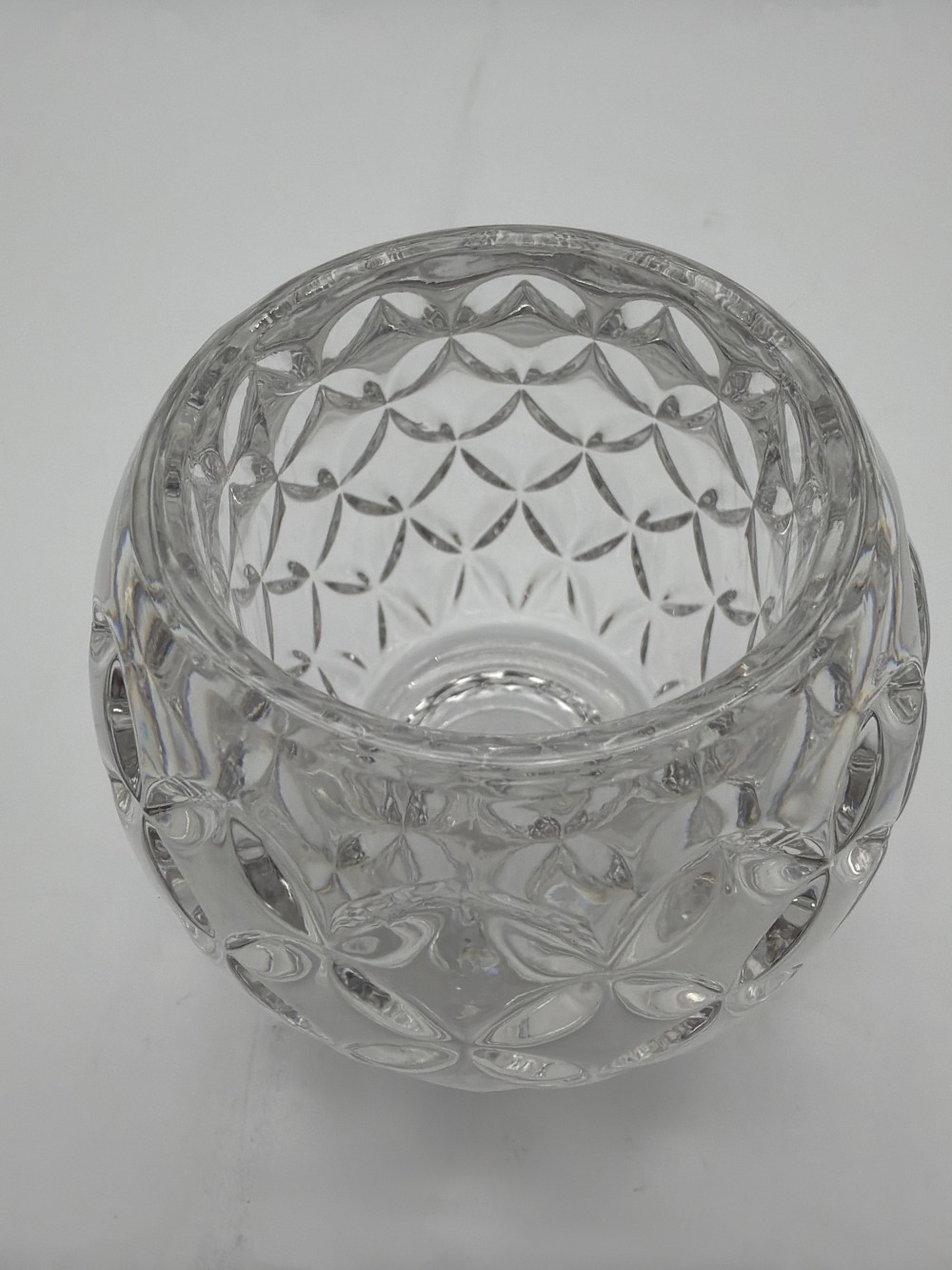 Heavy Clear Glass Votive Candle Holder