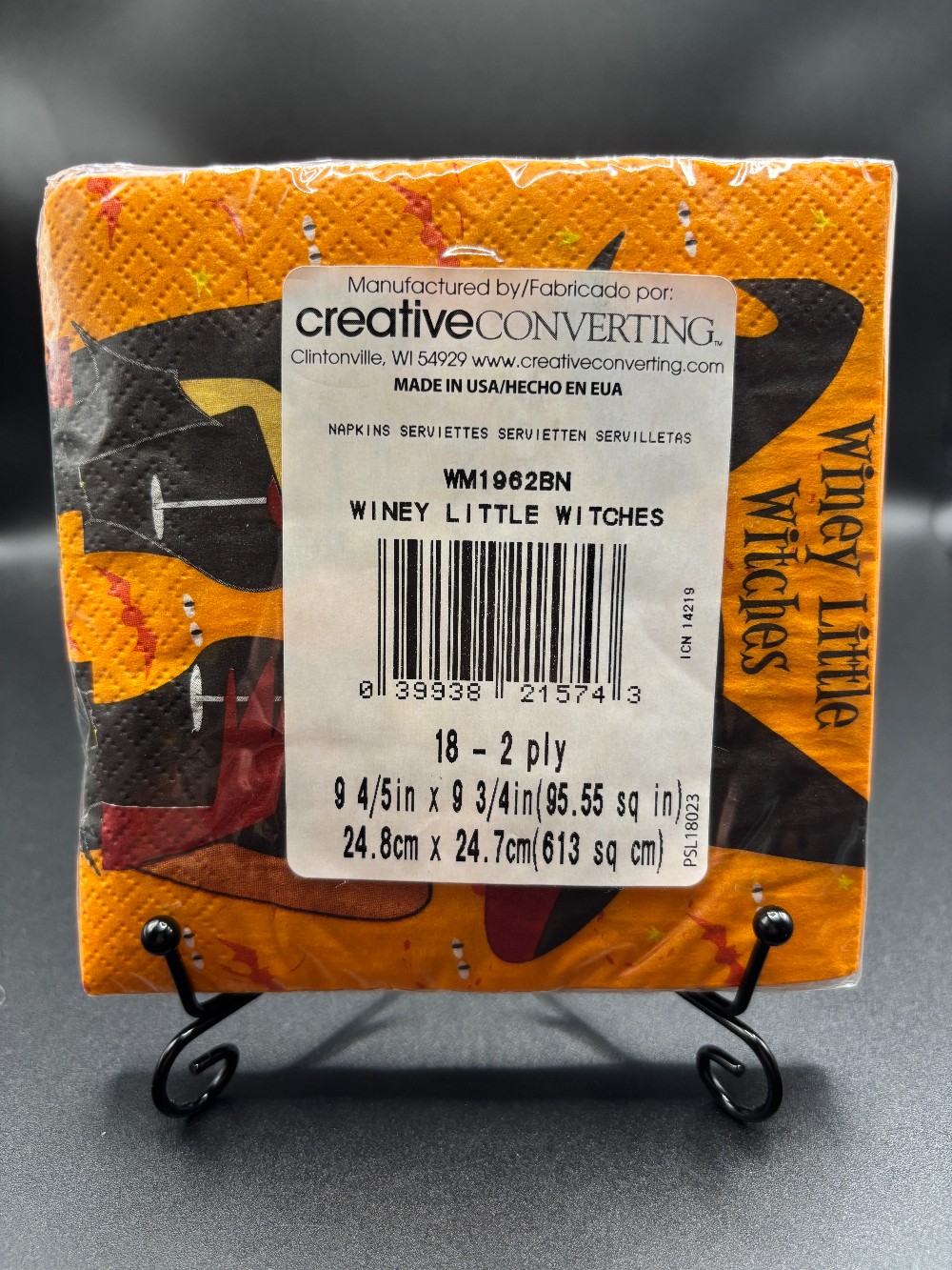 Halloween tableware napkins paper 16 ct spider