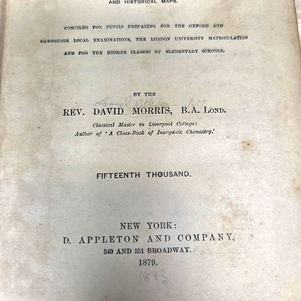 Antique 1879 History of England Book