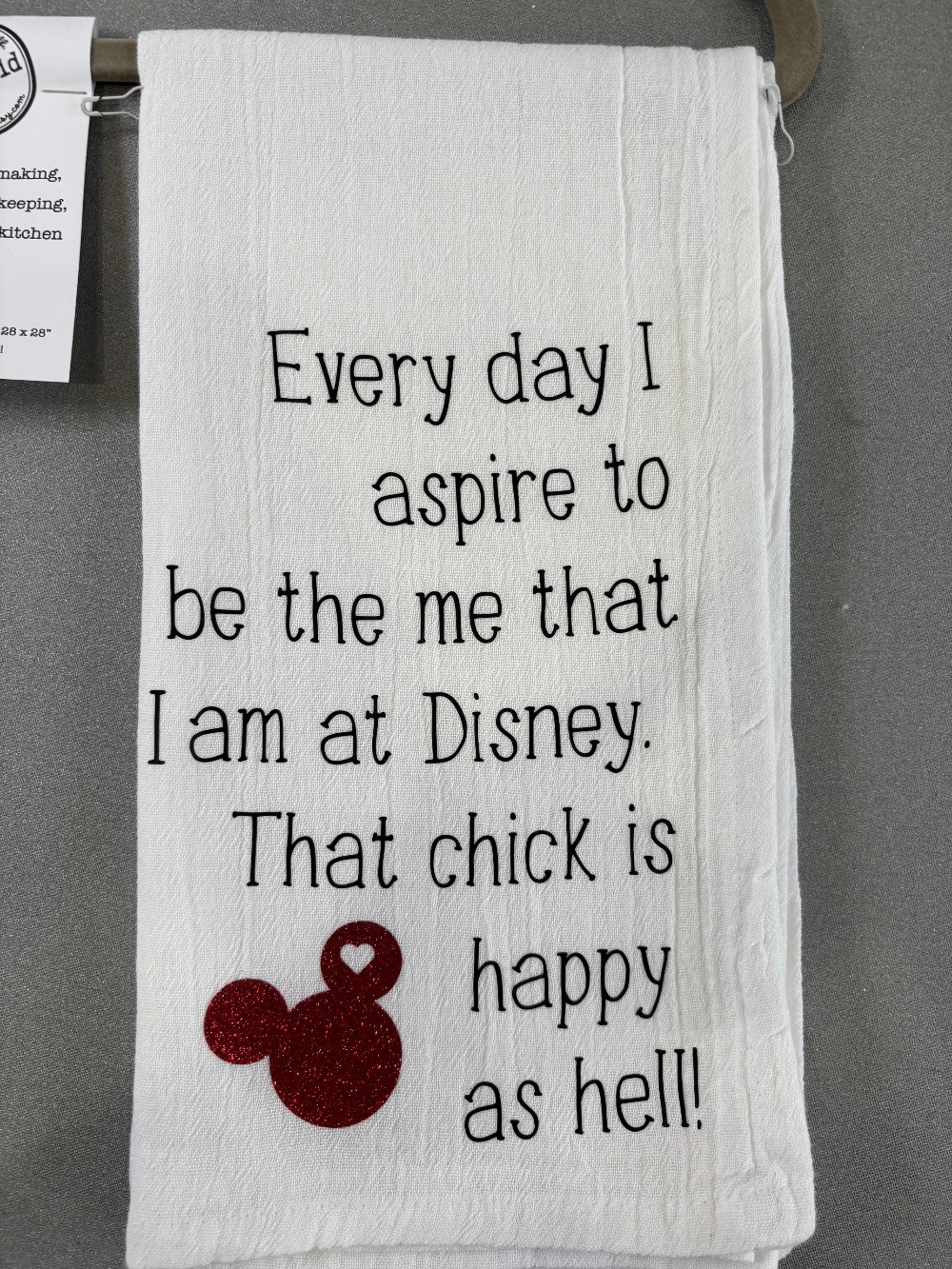 Quirky Hand Towel:  K19