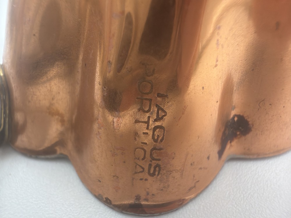 Vintage Copper Lobster Mold by Tagus Portugal