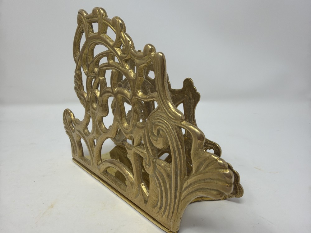 Vintage Brass Letter Holder