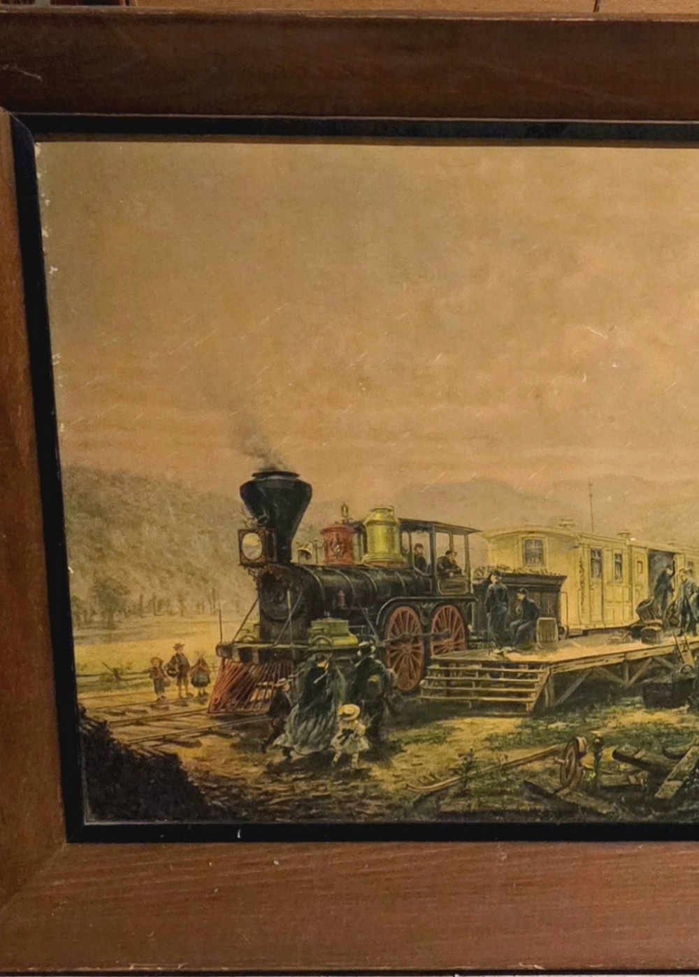 Large VTG The 9:45 Accommodation by Edward Lamson Henry