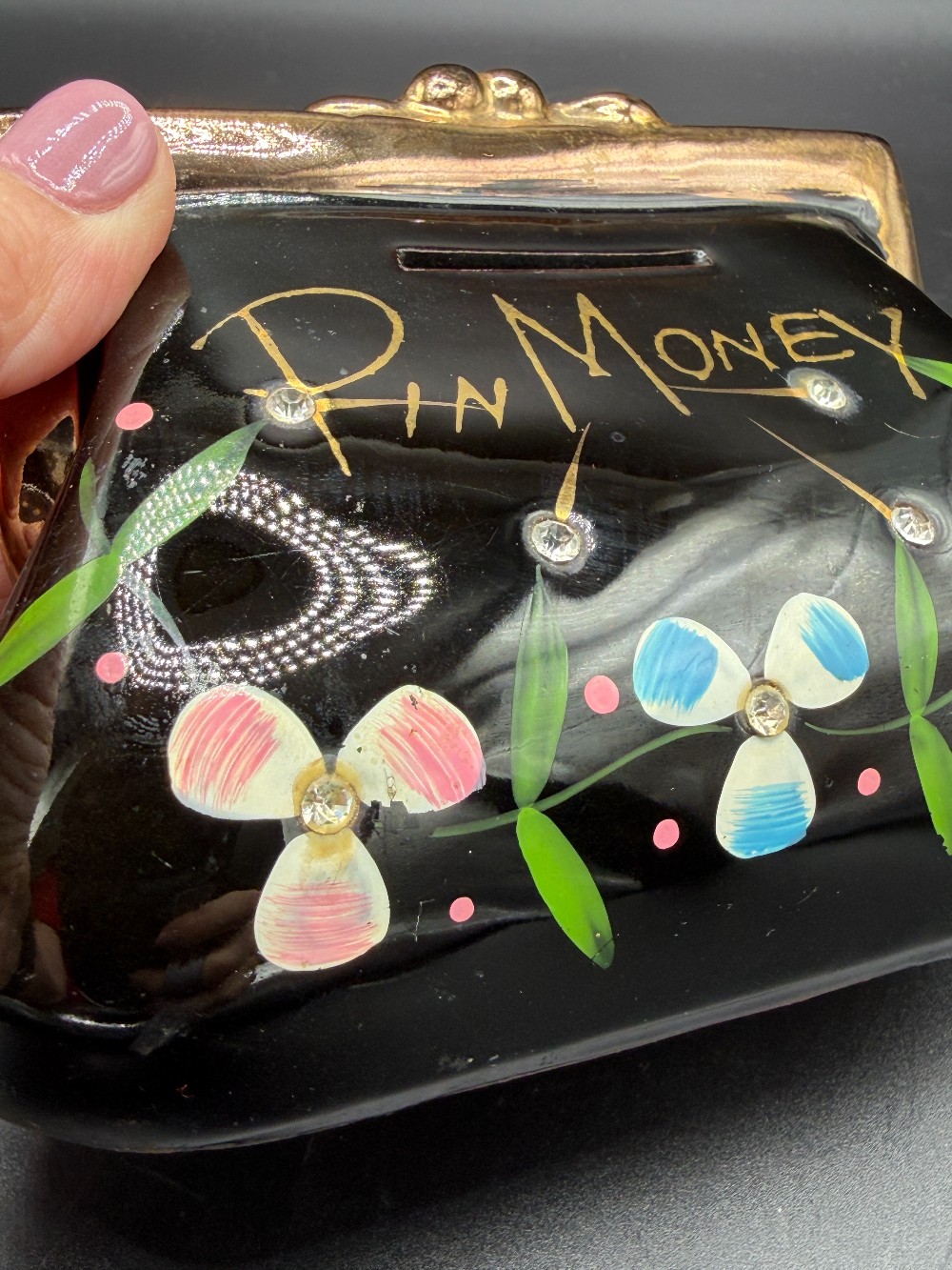 Pin Money Bank Vintage