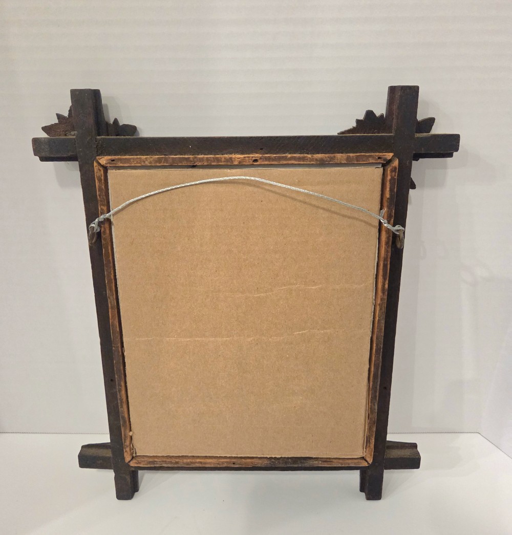 Antique Adirondack Wood Frame- As Is