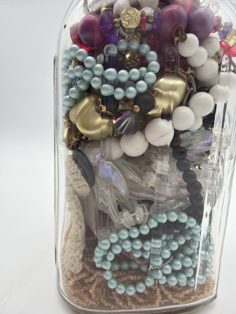 Vintage Necklace Mystery Jewelry Jar