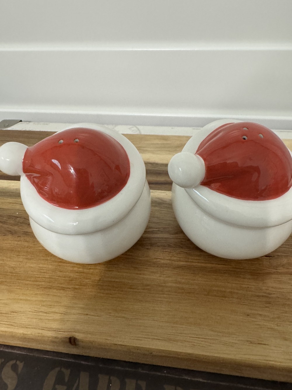 SANTA SALT & PEPPER, VTG.