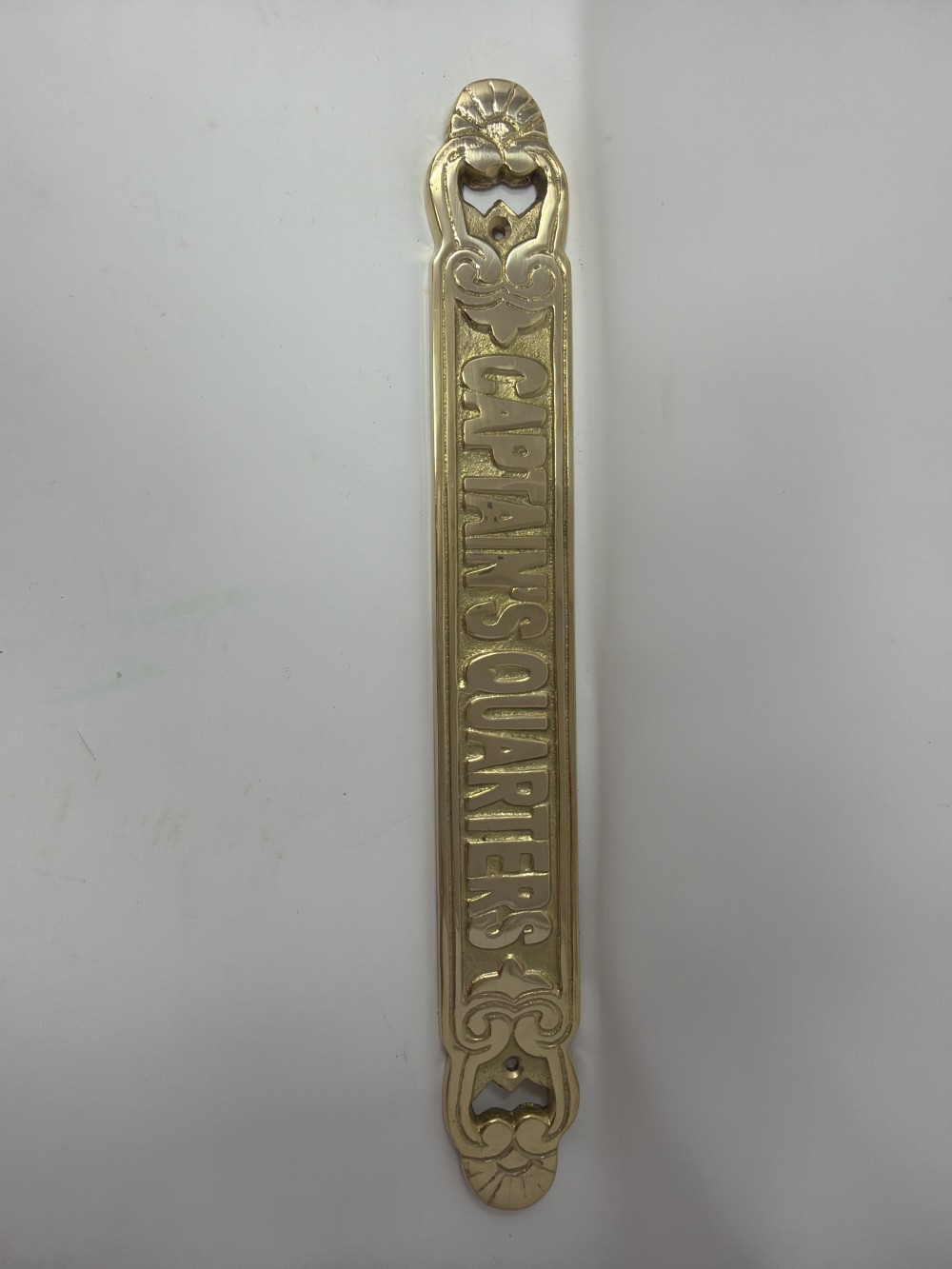 Solid Brass Captain’s Quarters Door Sign